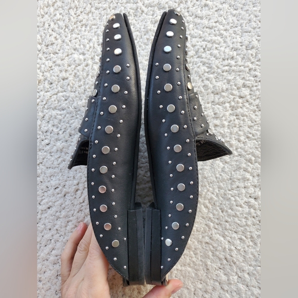 Kristin Cavallari Charlie x Chinese Laundry Studded Women's Mules Flats - Picture 6 of 7